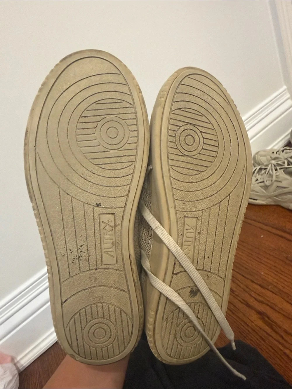 Autry Beige Knit Men’s Casual Sneakers size 42